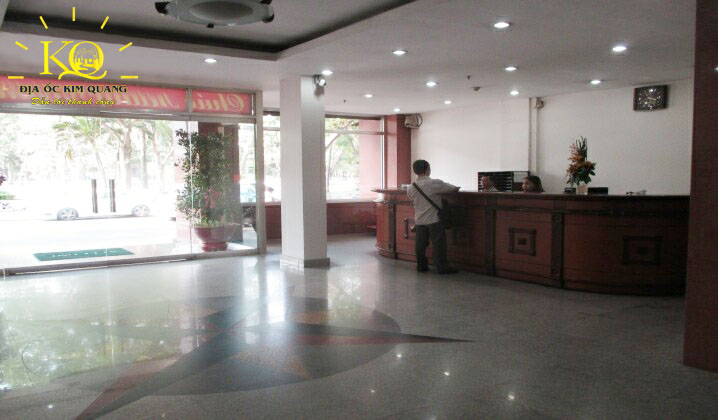 Cho thuê văn phòng quận 1 Satra building quầy lễ tân Quầy lễ tân tại Satra building