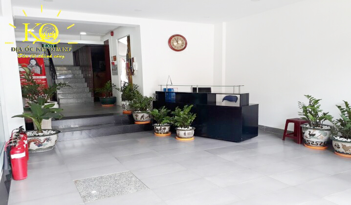 Địa ốc Kim Quang | Khu vực lễ tân bên trong tòa nhà văn phòng cho thuê quận 3 Sông Đô Building Tầng trệt tòa nhà Sông Đô Building