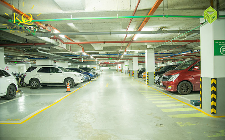 Địa ốc Kim Quang | Hầm để xe của tòa nhà cho thuê văn phòng quận 7 Sunrise City Building Hầm để xe tại tòa nhà Sunrise City Building