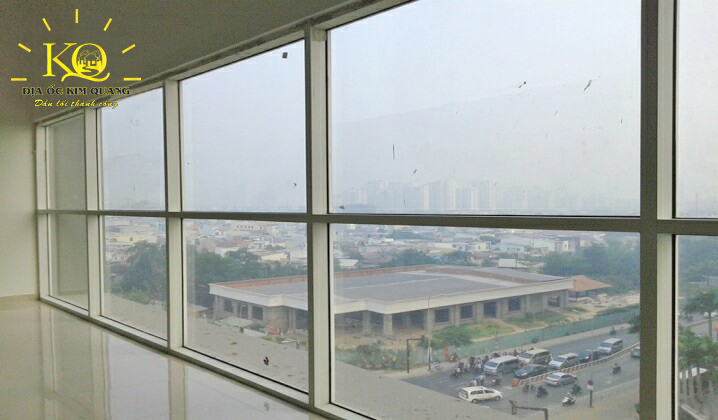 Địa ốc Kim Quang | Hình chụp view từ tòa nhà cho thuê văn phòng quận 7 Sunrise City Hướng view từ tòa nhà Sunrise City Building