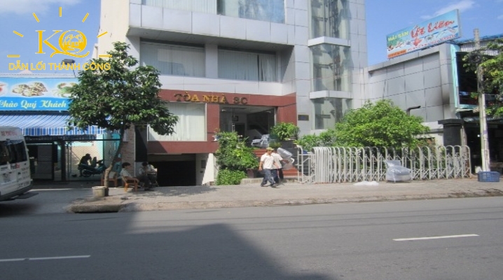 Cho thuê văn phòng Tân Bình 3C building con đường phía trước Phía trước tòa nhà 3C Building