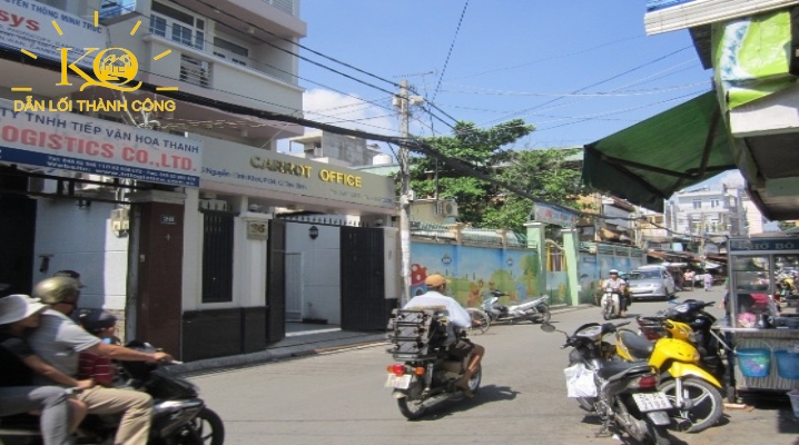 Cho thuê văn phòng Tân Bình Carrot Office building con đường phía trước tòa nhà Con đường phía trước tòa nhà Carrot Office Building