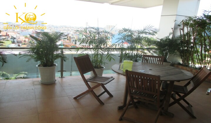 Cho thuê văn phòng quận Tân Bình Đại Nguyên building sân thượng Sân thượng tòa nhà Đại Nguyên Building