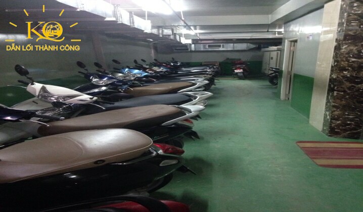 Cho thuê văn phòng quận Tân Bình Tân Phúc Tiến Building hầm gửi xe Hầm gửi xe tại Tân Phúc Tiến Building