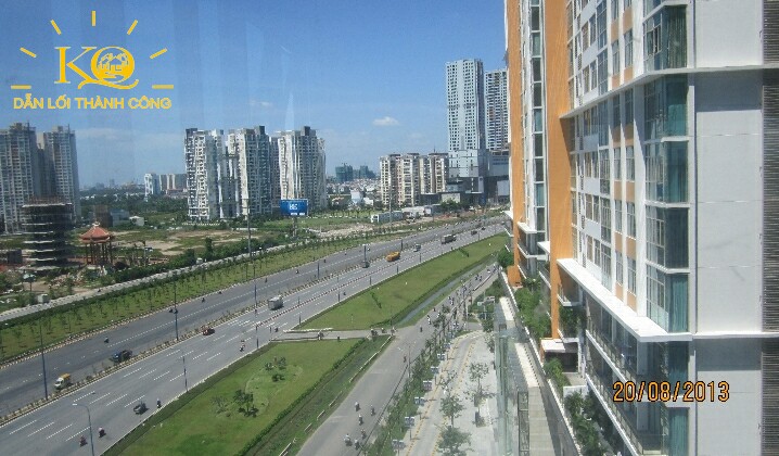 Cho thuê văn phòng quận 2 The Vista view nhìn ra xa lộ Hà Nội view tòa nhà The Vista nhìn ra xa lộ Hà Nội