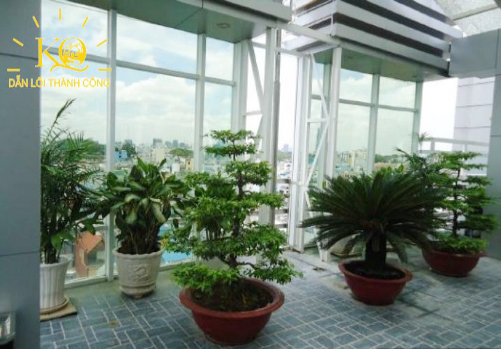 Tòa nhà văn phòng cho thuê quận 3 Tiến Vinh building sân thượng Sân thượng Tiến Vinh Building