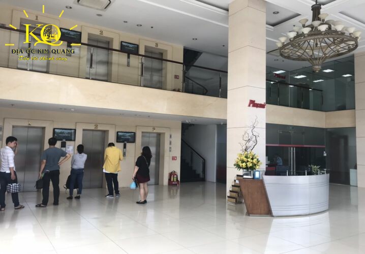 Cho thuê văn phòng quận 2 Tòa nhà Báo Phụ Nữ tầng trệt Sảnh đợi thang máy Báo Phụ Nữ building