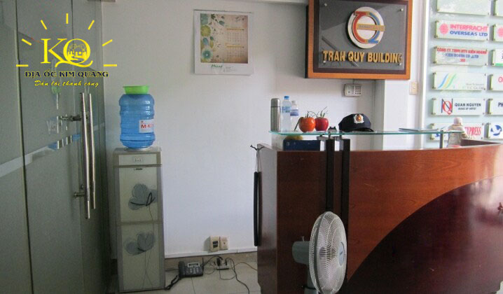 Cho thuê văn phòng quận 1 Trần Quý building quầy lễ tân Quầy lễ tân Trần Quý building - nơi tiếp khách