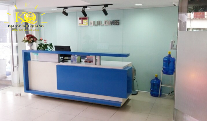 Tòa nhà cho thuê văn phòng quận 3 TS Building lễ tân Quầy lễ tân tại TS Building