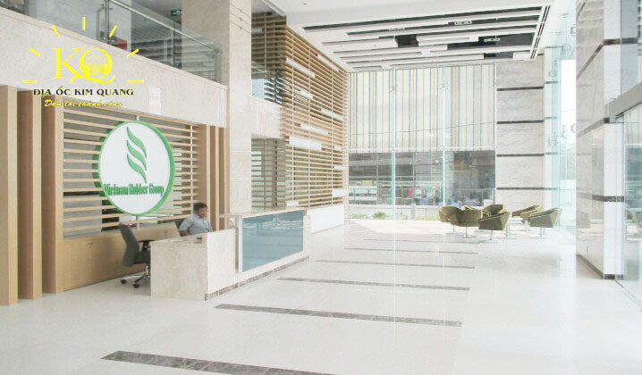 Cho thuê văn phòng quận 3 VRG Building sảnh lễ tân Sảnh tầng trệt tòa nhà VRG Building