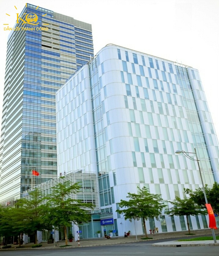 Địa ốc Kim Quang | Hình chụp toàn cảnh tòa nhà cho thuê văn phòng quận 7 Vinamilk Tower Bên ngoài tòa nhà Vinamilk Tower