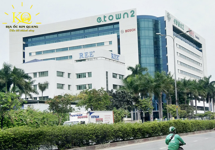 Cho thuê văn phòng hạng A Etown con đường phía trước tòa nhà | Địa Ốc Kim Quang Con đường phía trước tòa nhà hạng a Etown