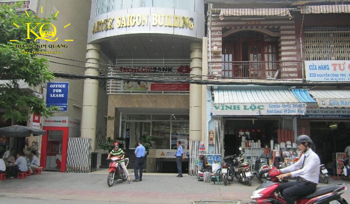 Cho thuê văn phòng quận 1 Artex Saigon Building phía trước tòa nhà | Địa Ốc Kim Quang Phía trước Artex Saigon Building