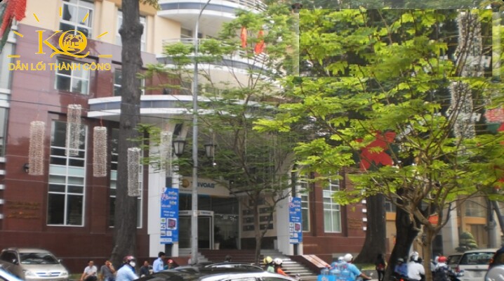 Cho thuê văn phòng quận 1 Bảo Việt Bank Tower phía trước tòa nhà | Địa Ốc Kim Quang Phía trước Bảo Việt Bank Tower