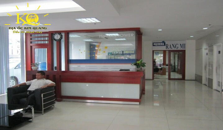Cho thuê văn phòng quận 1 Harmony building sảnh lễ tân | Địa Ốc Kim Quang Quầy lễ tân tại Harmony building