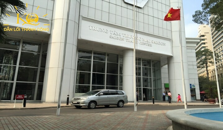 Cho thuê văn phòng quận 1 Saigon Trade Center phía trước | Địa Ốc Kim Quang Khuôn viên phía trước Saigon Trade Center