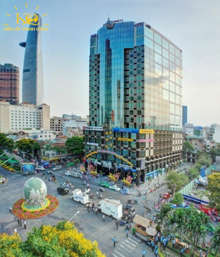 Cho thuê văn phòng quận 1 Sun wah Tower tổng quan | Địa Ốc Kim Quang Tòa nhà quận 1 Sun Wah Tower