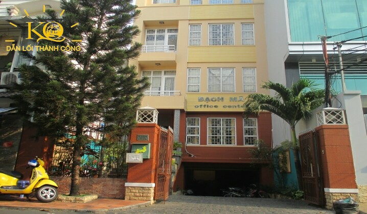 Cho thuê văn phòng quận 10 Bạch Mã Office Center phía trước tòa nhà | Địa Ốc Kim Quang Tòa nhà Bạch Mã Office Center