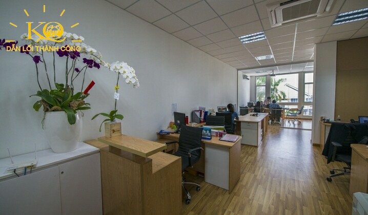 Địa ốc Kim Quang | Hình chụp văn phòng làm việc tại văn phòng cho thuê quận 7 H&N Building Văn phòng bên trong H&N Building