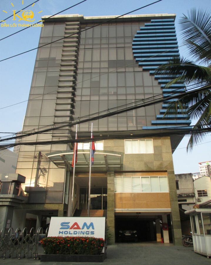 Địa ốc Kim Quang | Cho thuê văn phòng quận Bình Thạnh Sacom Building bên ngoài tòa nhà Tòa nhà Sacom Building