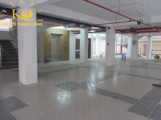 Địa ốc Kim Quang | Hầm gửi xe của tòa nhà cho thuê văn phòng quận Bình Thạnh Sacom building Hầm gửi xe tại Sacom Building