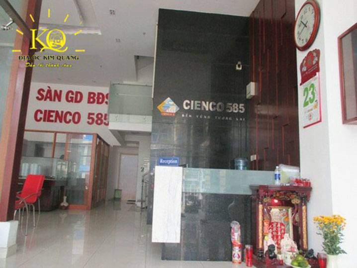 Cho thuê văn phòng quận Bình Thạnh Cienco Building quầy lễ tân | Địa Ốc Kim Quang Quầy lễ tân tại Cienco Building
