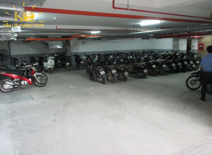 Địa ốc Kim Quang | Cho thuê văn phòng quận Bình Thạnh Đại Phúc Tower hầm gửi xe Hầm gửi xe tại Đại Phúc Tower