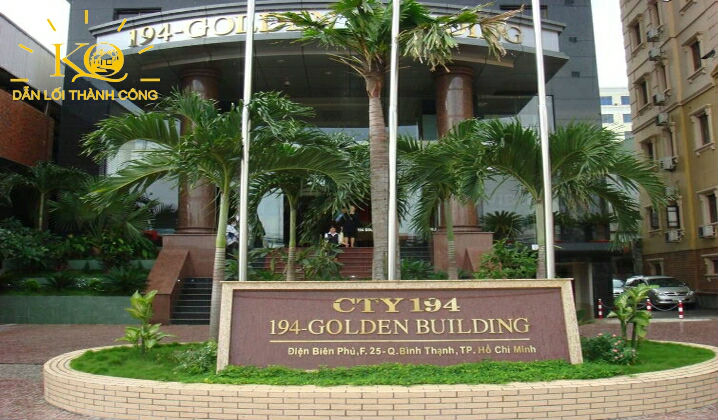 Địa ốc Kim Quang | Cho thuê văn phòng quận Bình Thạnh Golden building hình chụp phía trước tòa nhà Phía trước Golden building