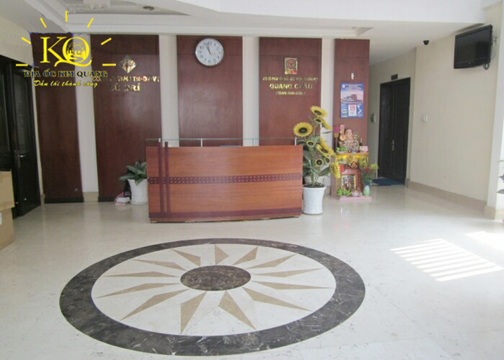Cho thuê văn phòng quận Bình Thạnh Lê Trí building quầy lễ tân | Địa Ốc Kim Quang Quầy lễ tân tại Lê Trí Building