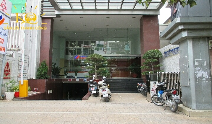 Địa ốc Kim Quang | Cho thuê văn phòng quận Bình Thạnh Licogi Building phía trước tòa nhà Phía trước Licogi Building