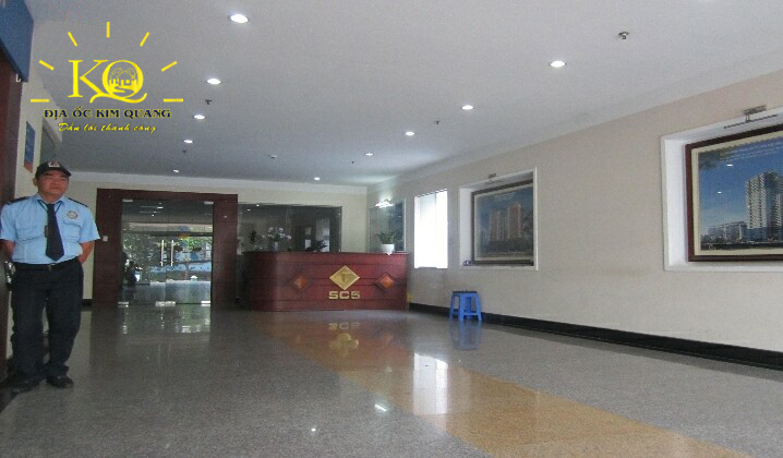 Cho thuê văn phòng quận Bình Thạnh Mỹ Thịnh building sảnh lễ tân | Địa Ốc Kim Quang Quầy lễ tân tại tòa nhà Mỹ Thịnh Building