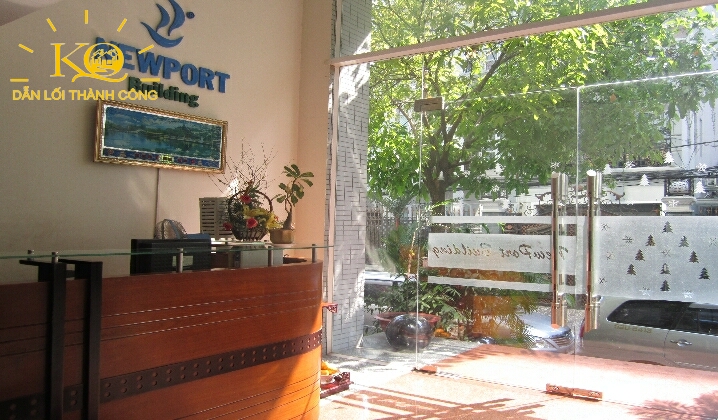 Địa ốc Kim Quang | Cho thuê văn phòng quận Bình Thạnh Newport building quầy lễ tân Quầy lễ tân tại Newport Building