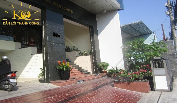 Địa ốc Kim Quang | Cho thuê văn phòng quận 1 Nge building khuôn viên phía trước tòa nhà Khuôn viên phía trước tòa nhà NGE Building