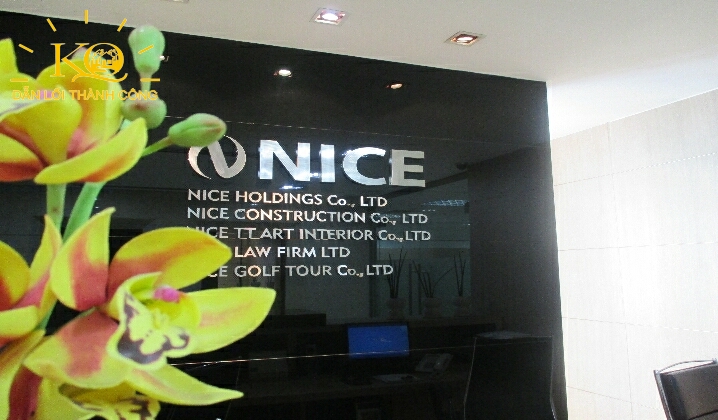 Địa ốc Kim Quang | Cho thuê văn phòng quận Bình Thạnh Nice Building bảng hiệu tòa nhà Bảng hiệu tòa nhà Nice Building