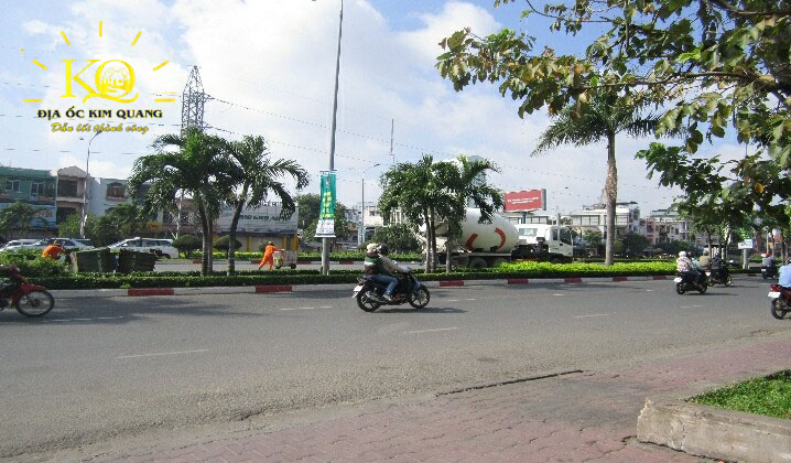 Cho thuê văn phòng quận Bình Thạnh Saigonres building con đường phía trước tòa nhà | Địa Ốc Kim Quang Con đường phía trước Saigonres Building