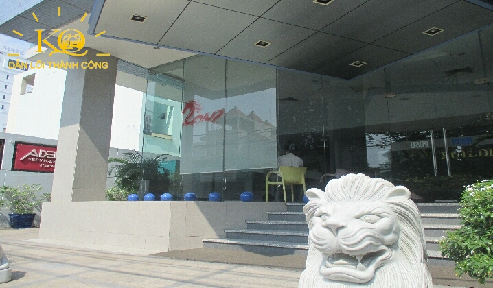 Địa ốc Kim Quang | Cho thuê văn phòng quận Bình Thạnh V building phía trước tòa nhà Phía trước V Building