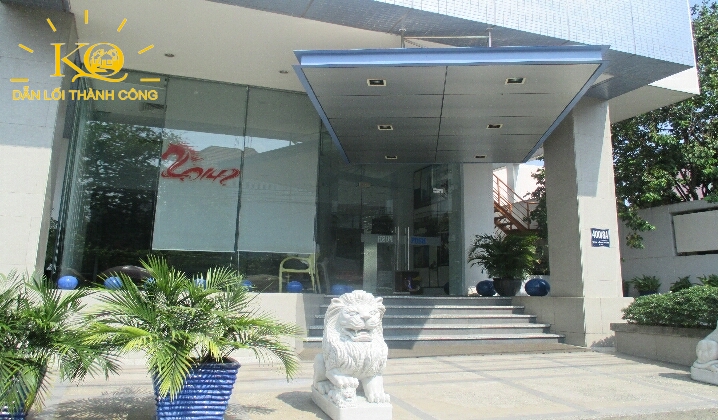 Địa ốc Kim Quang | Cho thuê văn phòng quận Bình Thạnh V building phía trước tòa nhà Phía trước V Building