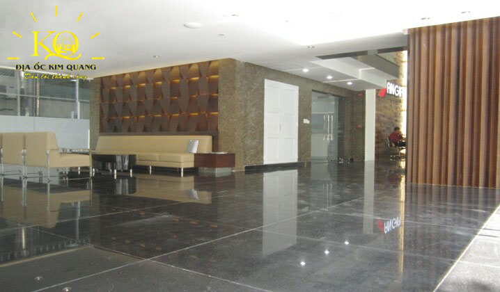Địa ốc Kim Quang | Hình chụp tầng trệt tòa nhà văn phòng cho thuê quận 3 An Gia Building Tầng trệt An Gia Building