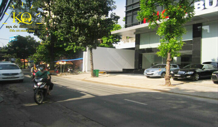 Địa ốc Kim Quang | Hình chụp con đường phía trước văn phòng cho thuê quận 3 An Gia Building Phía trước An Gia Building
