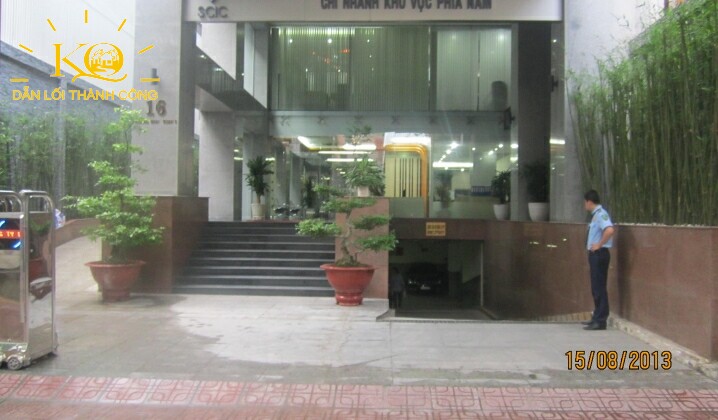 Địa ốc Kim Quang | Hình chụp phía trước tòa nhà cho thuê văn phòng quận 3 SCIC buidling Phía trước tòa nhà SCIC Building