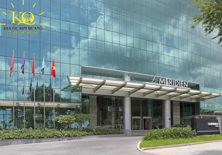 Văn phòng hạng A cho thuê Le Meridien phía trước tòa nhà | Địa Ốc Kim Quang Phía trước tòa nhà hạng a Le Meridien