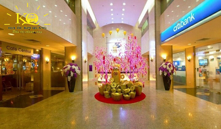 Văn phòng hạng A cho thuê Sun Wah Tower sảnh lễ tân | Địa Ốc Kim Quang Sảnh lễ tân tòa nhà hạng a Sunwah Tower