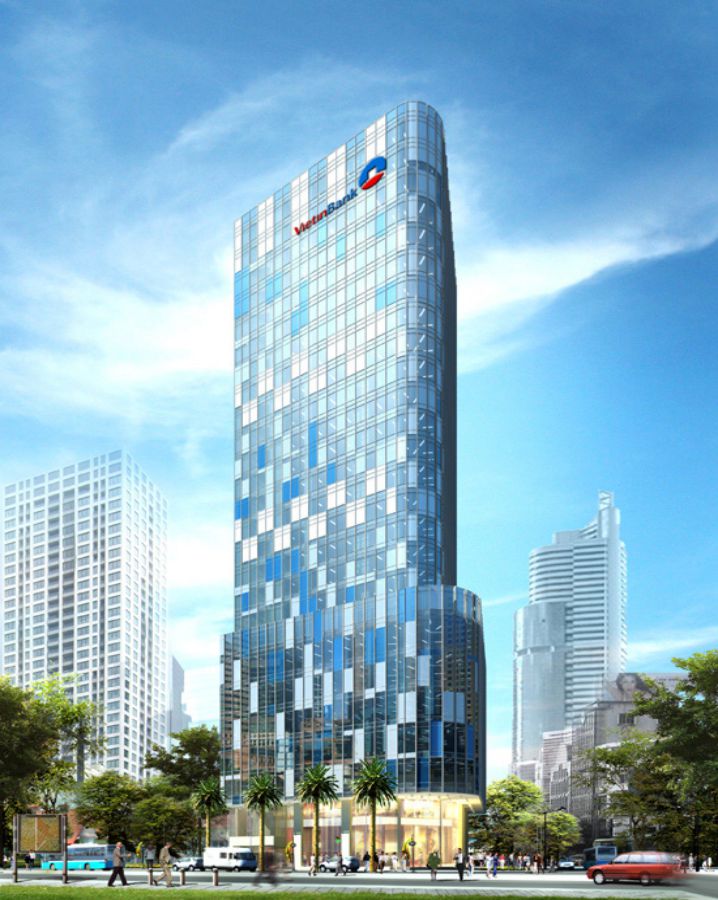 Hình chụp bao quát Vietinbank Tower