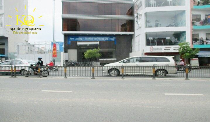 Địa ốc Kim Quang | Hình chụp con đường phía trước toà nhà văn phòng cho thuê quận 3 Golden Sea Building Giao thông phía trước Golden Sea Building