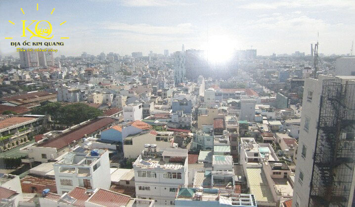 Địa ốc Kim Quang | Hình chụp view từ tòa nhà văn phòng cho thuê quận 3 MB Tower View từ MB Tower ra thành phố
