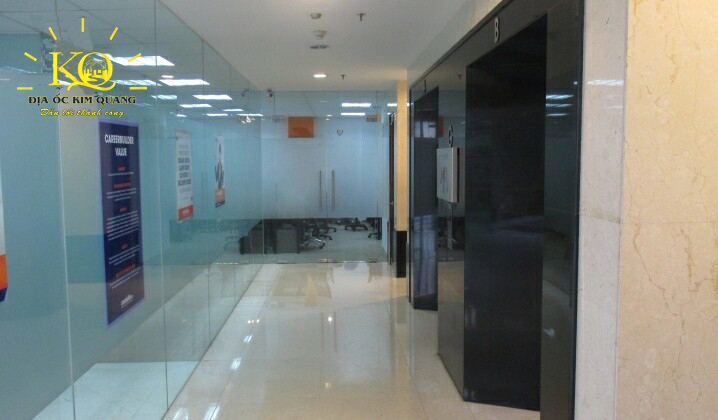 Địa ốc Kim Quang | Hình chụp lối đi bên trong tòa nhà văn phòng cho thuê quận 3 Pasteur Tower Hành lang tại Pasteur Tower