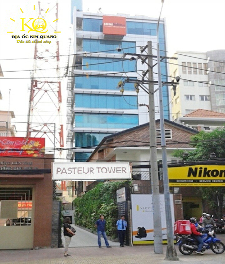 Địa ốc Kim Quang | Hình chụp toàn cảnh tòa nhà tòa nhà cho thuê văn phòng quận 3 Pasteur Tower Bên ngoài tòa nhà Pasteur Tower
