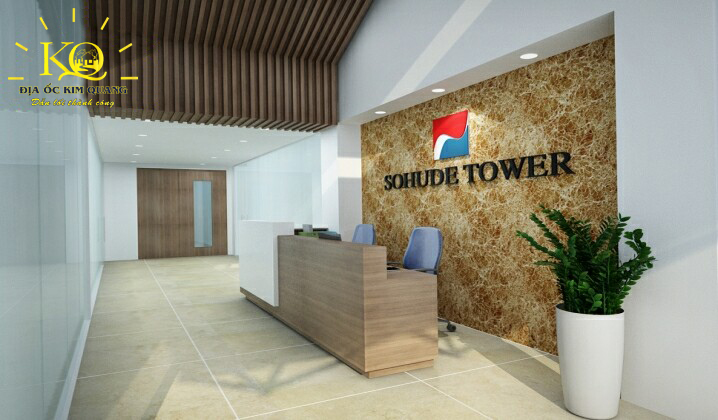 Cho thuê văn phòng Phú Nhuận Sohude Tower lễ tân Quầy lễ tân tại cao ốc Sohude Tower