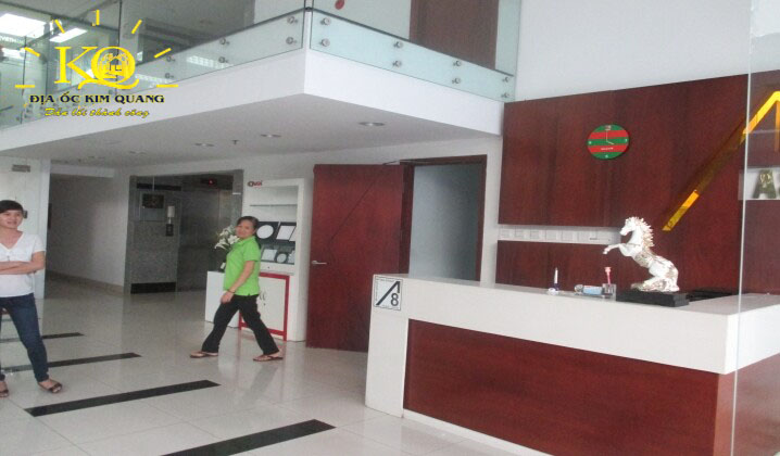 Văn phòng cho thuê Phú Nhuận Sonata building khu vực lễ tân Quầy lễ tân tại Sonata Building