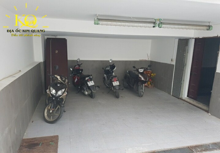 Địa ốc Kim Quang | Hầm giữ xe của tòa nhà cho thuê quận 3 NKKN House Hầm gửi xe tại NKKN House